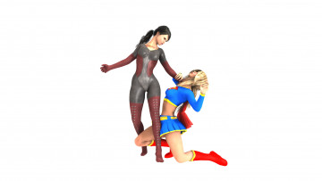 Картинка 3д+графика фантазия+ fantasy взгляд девушка халк фон