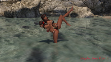 Картинка 3д+графика люди+ people девушки взгляд фон