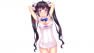 Картинка аниме danmachi hestia