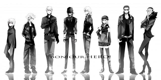 Обои картинки фото аниме, tiger and bunny, герои