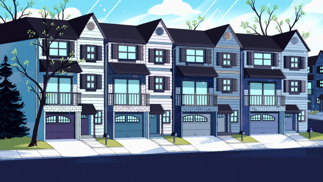 Обои картинки фото векторная графика, город , city, окна, дом