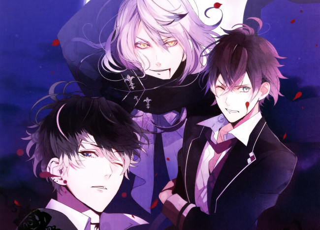 Обои картинки фото аниме, diabolik lovers, парни