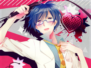 Картинка аниме vocaloid kaito