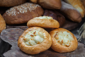 Картинка еда хлеб +выпечка ватрушка выпечка творог