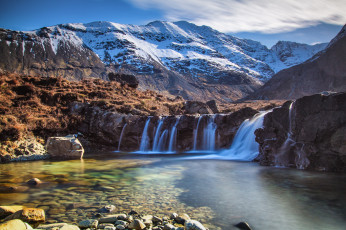 Картинка природа водопады простор