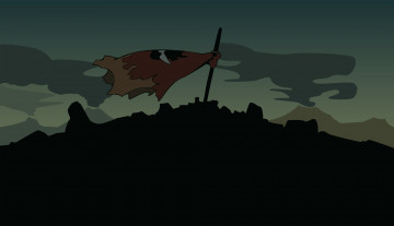 Картинка аниме tengen+toppa+gurren-lagann плащ