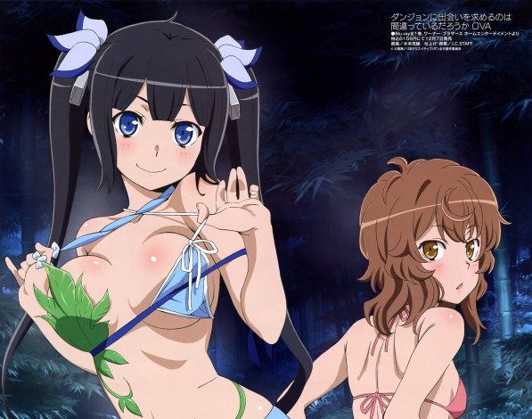 Обои картинки фото аниме, danmachi, девушки