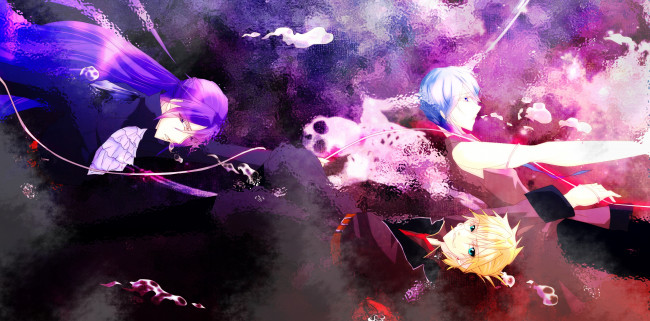 Обои картинки фото аниме, vocaloid, парни