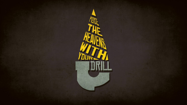 Обои картинки фото аниме, tengen toppa gurren-lagann, бур