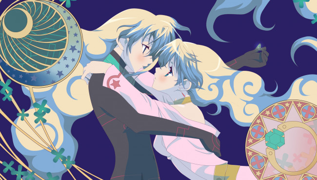 Обои картинки фото аниме, tengen toppa gurren-lagann, девочки