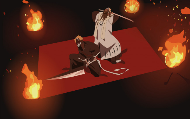 Обои картинки фото аниме, bleach, блич