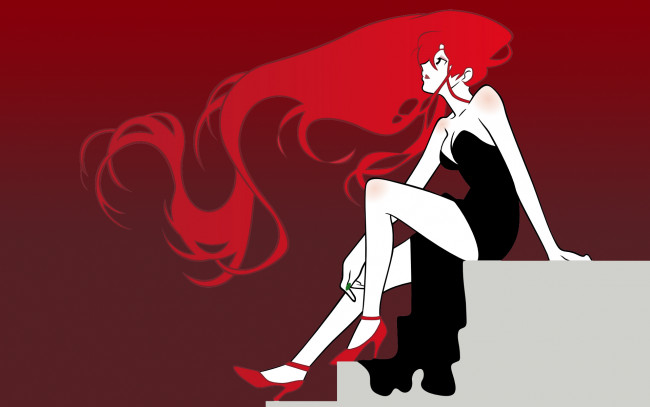 Обои картинки фото аниме, tengen toppa gurren-lagann, девушка