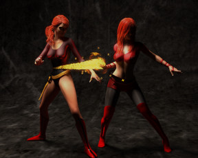 Картинка 3д+графика фантазия+ fantasy фон взгляд девушки