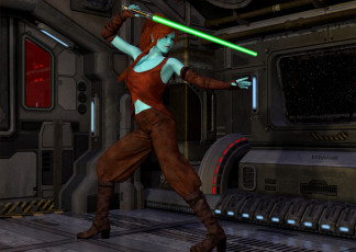 Картинка 3д+графика существа+ creatures девушка взгляд фон