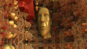 Картинка 3д+графика абстракция+ abstract цвет лицо фон узор