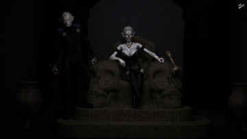 Картинка 3д+графика эльфы+ elves фон взгляд эльфийка