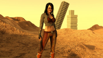 Картинка 3д+графика фантазия+ fantasy фон девушка взгляд