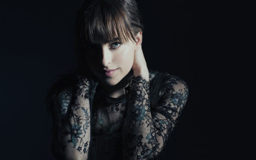 Картинка девушки dakota+johnson кружево улыбка актриса