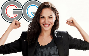 Картинка девушки gal+gadot жакет улыбка шатенка актриса