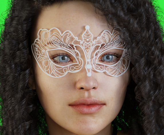 Обои картинки фото 3д графика, портрет , portraits, девушка, фон, взгляд