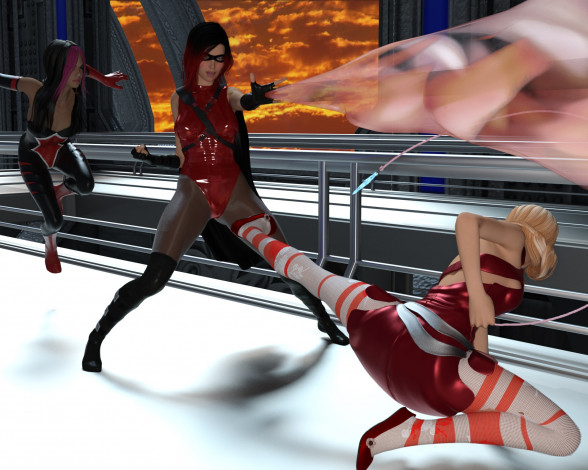 Обои картинки фото 3д графика, фантазия , fantasy, взгляд, девушки, фон