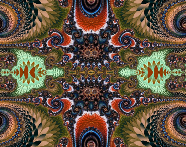 Обои картинки фото 3д графика, фракталы , fractal, цвет, фон, узор