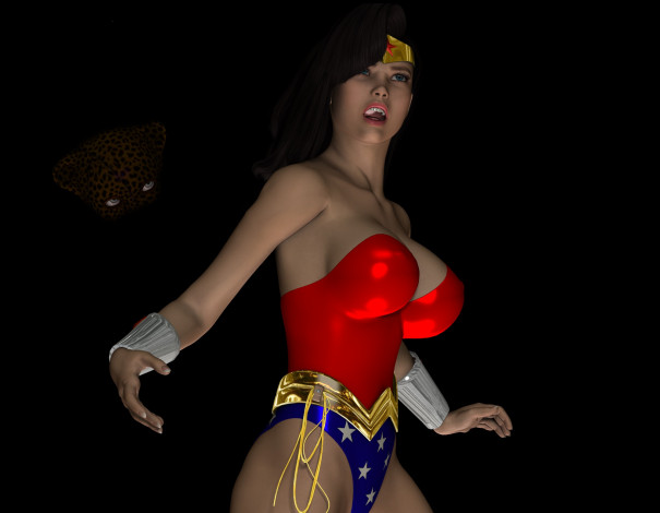 Обои картинки фото 3д графика, фантазия , fantasy, взгляд, девушка, фон