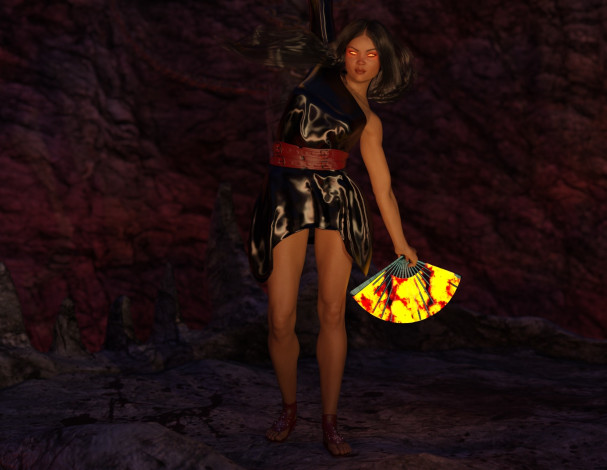 Обои картинки фото 3д графика, фантазия , fantasy, фон, взгляд, девушка