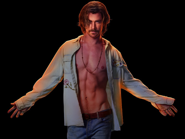 Обои картинки фото кино фильмы, bad times at the el royale, chris, hemsworth