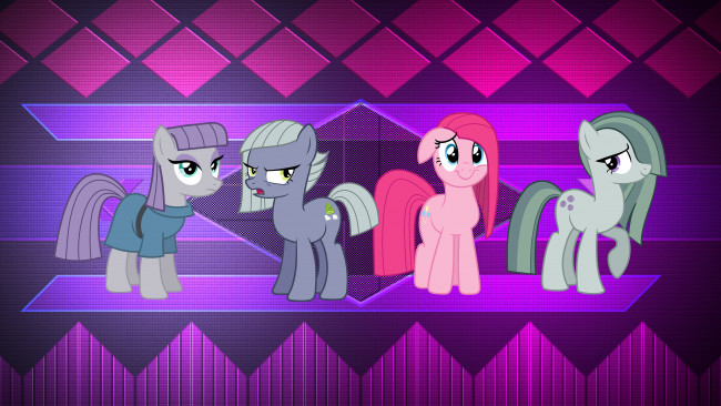 Обои картинки фото мультфильмы, my little pony, фон, пони