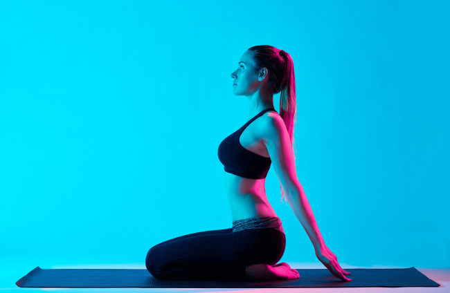 Обои картинки фото девушка, спорт, гимнастика, модель