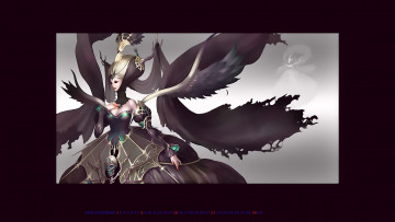 Картинка календари фэнтези calendar девушка 2019 женщина