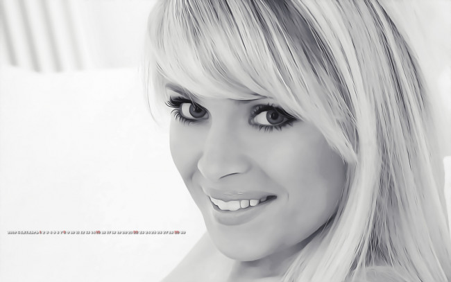 Обои картинки фото календари, компьютерный дизайн, улыбка, женщина, девушка, лицо, взгляд, calendar, 2019