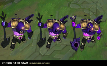 Картинка видео+игры league+of+legends yorick оружие образы