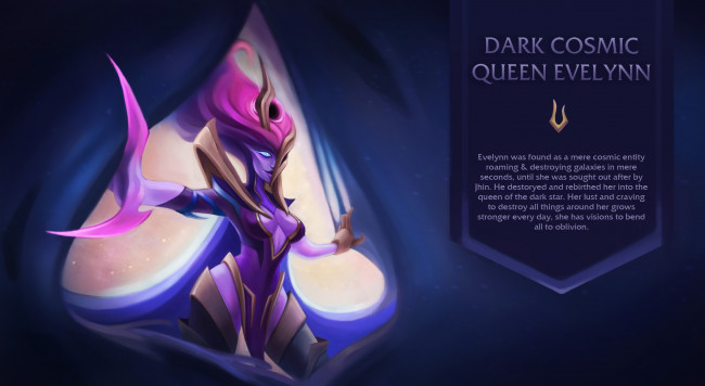 Обои картинки фото видео игры, league of legends, evelynn, история