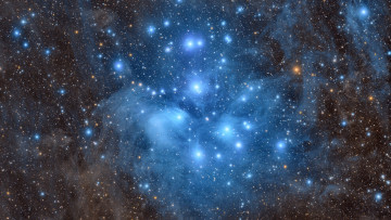 обоя космос, галактики, туманности, плеяды