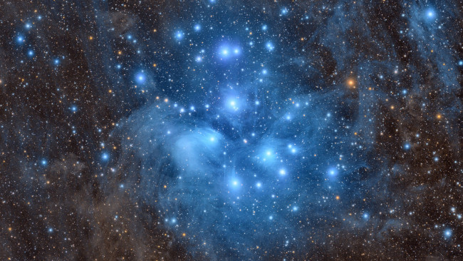 Обои картинки фото космос, галактики, туманности, плеяды