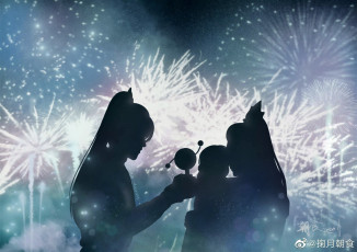 Картинка аниме mo+dao+zu+shi вэй усянь лань ванцзи ребенок игрушка фейерверк