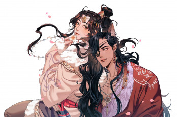 Картинка аниме tian+guan+ci+fu се лянь хуа чен