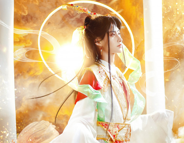 Обои картинки фото мужчины, - креатив,  косплей, косплей, се, лянь, благословение, небожителей