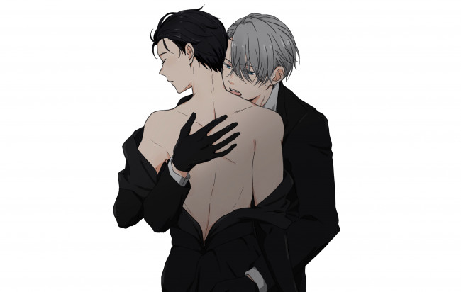 Обои картинки фото аниме, yuri on ice, юрий, на, льду