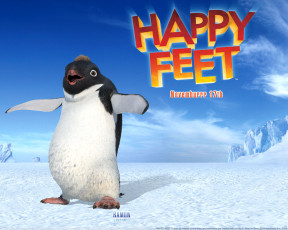 обоя мультфильмы, happy, feet