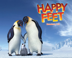 обоя мультфильмы, happy, feet