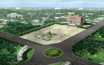 Картинка 3д графика architecture архитектура