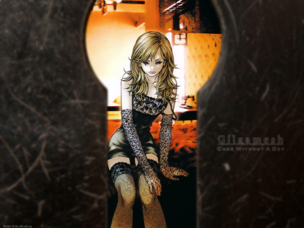 Обои картинки фото аниме, gilgamesh