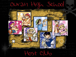 Картинка аниме ouran high school host club