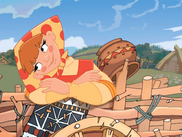 Обои картинки фото алеша, попович, тугарин, змей, мультфильмы