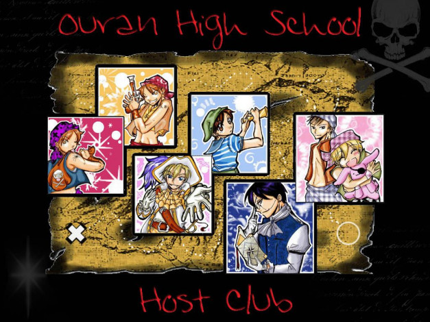 Обои картинки фото аниме, ouran, high, school, host, club