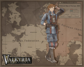 обоя valkyria, chronicles, видео, игры