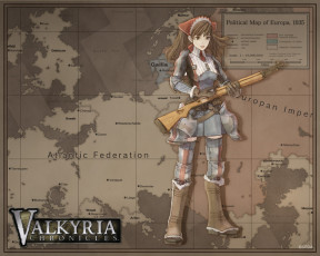 обоя valkyria, chronicles, видео, игры